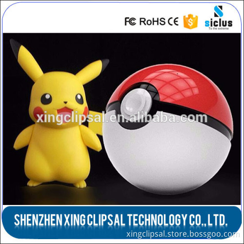BIS standard 6000mah pokeball pokemon power bank For Pokemon Go